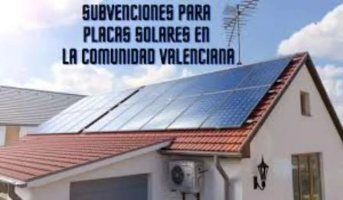 subvenciones instalación placas solares Comunidad Valenciana
