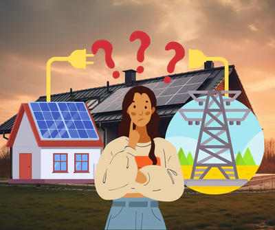 Instalación fotovoltáica conectada a red vs aislada