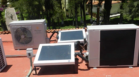 Aire acondicionado con placas solares vs convencional
